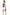 Illustrated Female Figure Graphic Tee & Tailored Shorts Two-Piece Set