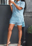 Twin Set Shirt and Shorts  Printed Floral