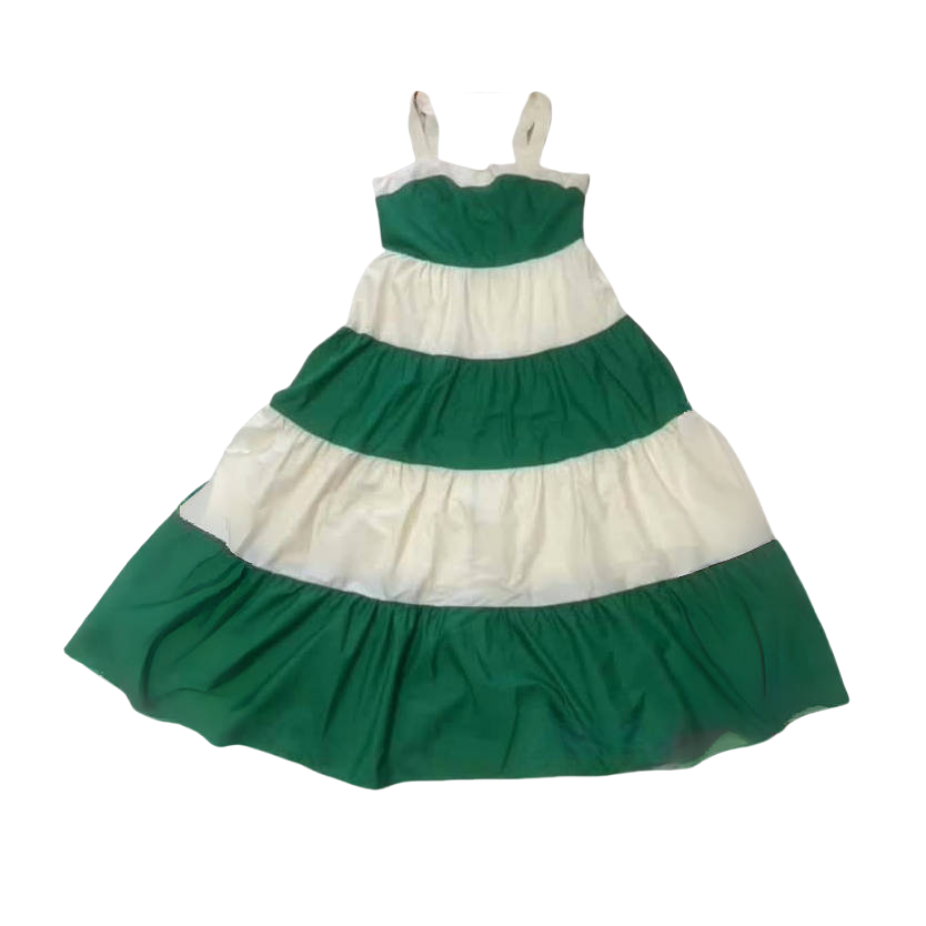 Two-Tone Layered Dress