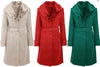Fur-Lined Belted Coats