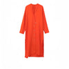 Button-Up Mid-Length Shirt Dress