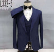 Mens Single Breasted Notched Lapel Three Piece Suit Business Wedding Occasions