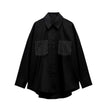 Studded Pocket Collared Shirt