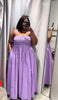 Sleeveless Elastic Ruched Bodice Spaghetti Strap Dress