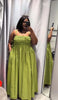 Sleeveless Elastic Ruched Bodice Spaghetti Strap Dress