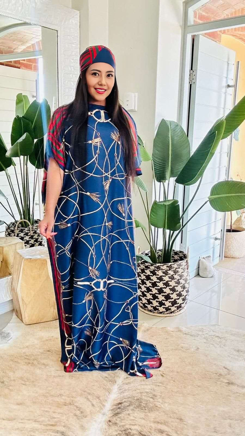 Colorful Printed Kaftan