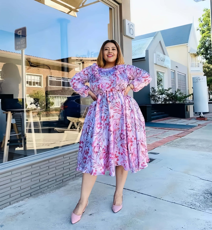 Floral Print  Maxi Dress