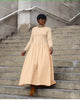 Elegant Long Sleeve High Waist Dress，sophisticated open-back design