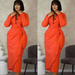Elegant Long Sleeve Dress with Button Detail and Bow Accent