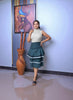 High-Waisted Tiered Ruffle Skirt