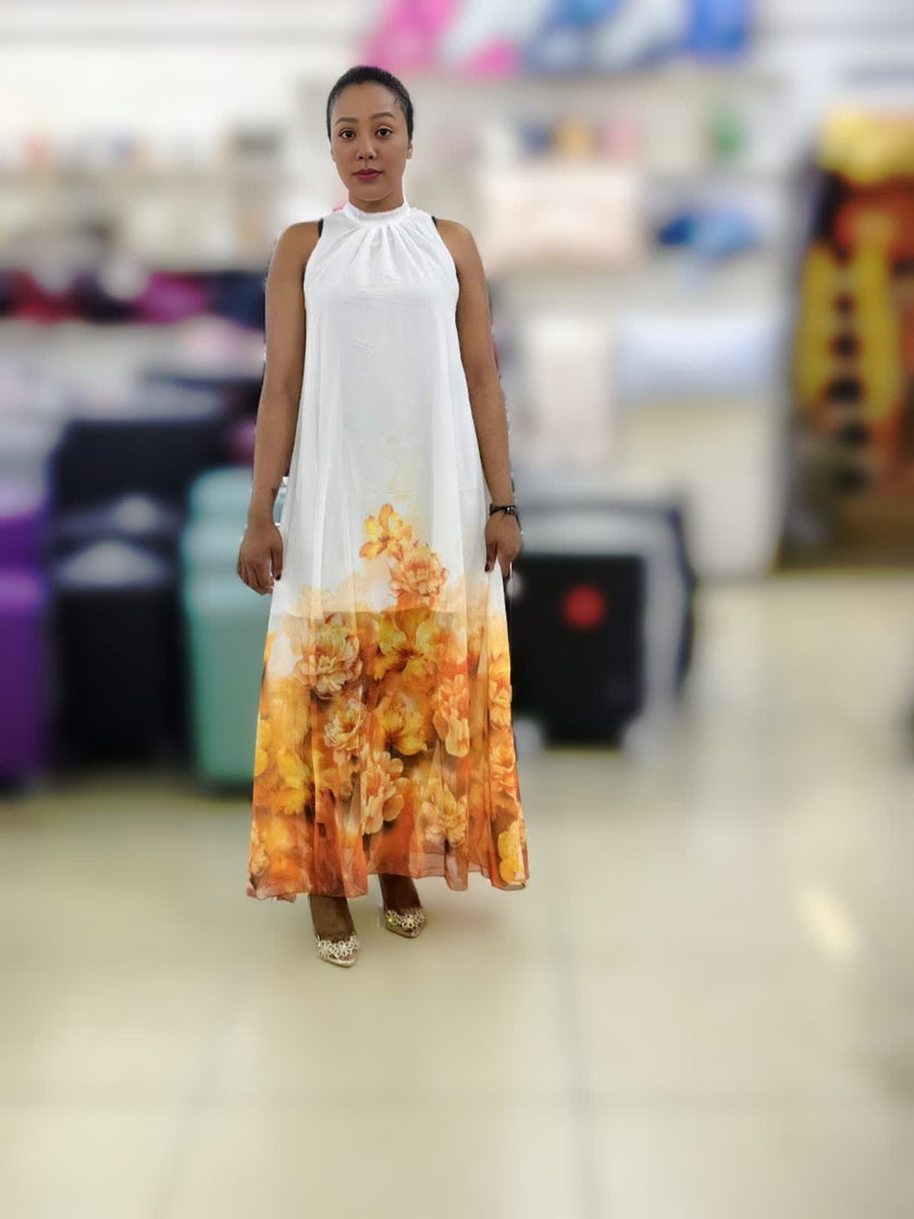 Spring/Summer Lightweight Maxi Dress for Casual and Formal Occasions