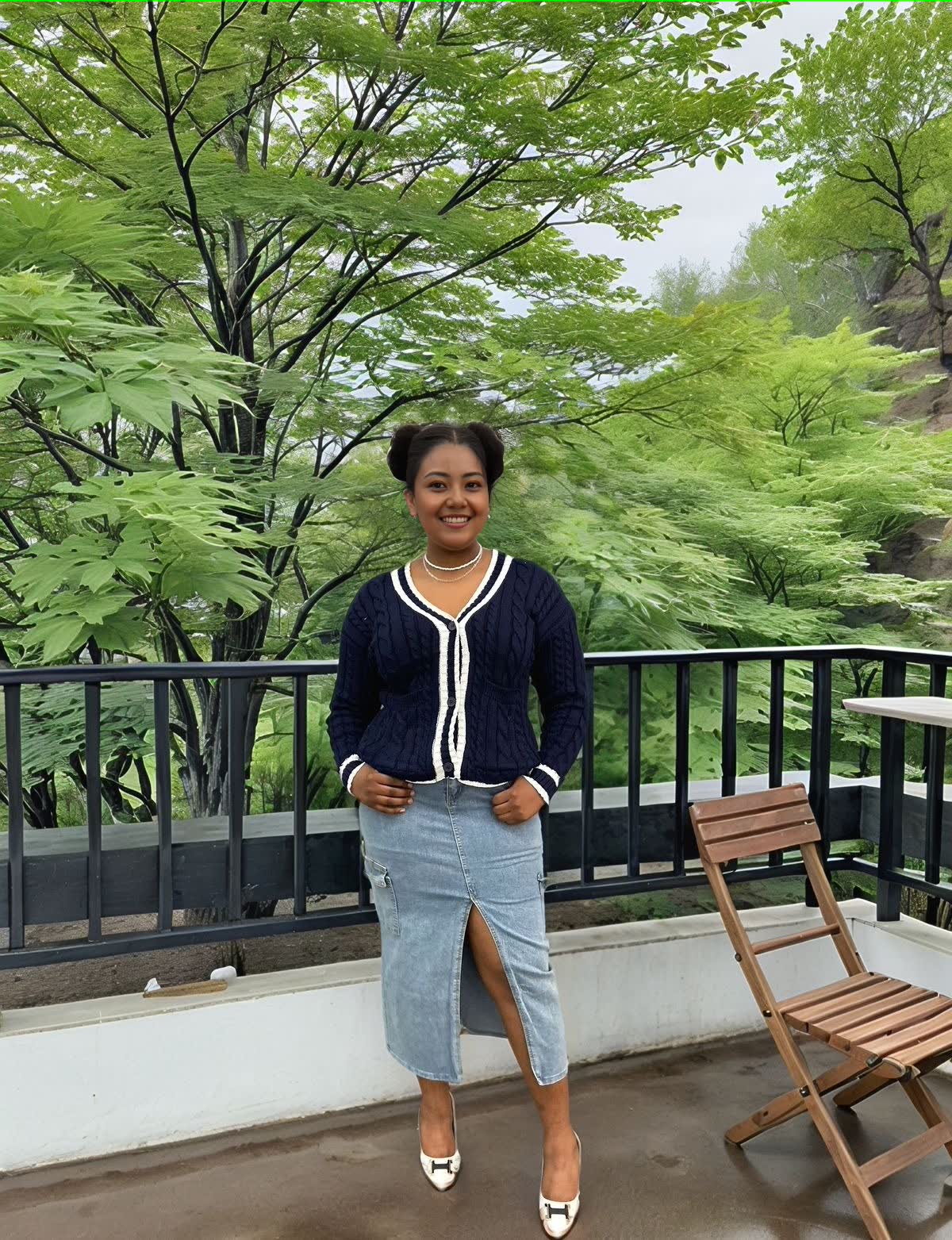 Knit Cardigan  Layered Everyday Wear SA
