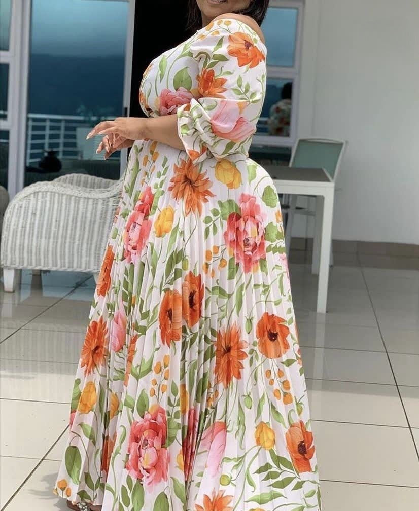 Floral Print Maxi Twin Set
