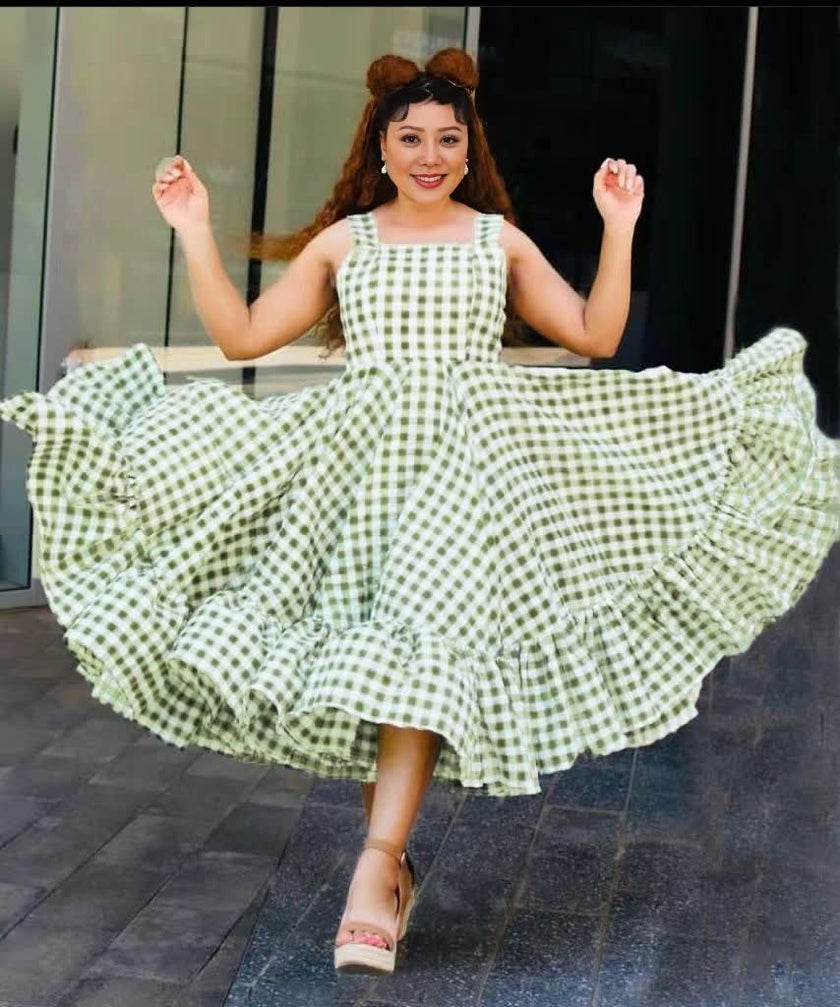 Classic Check Swing Dress