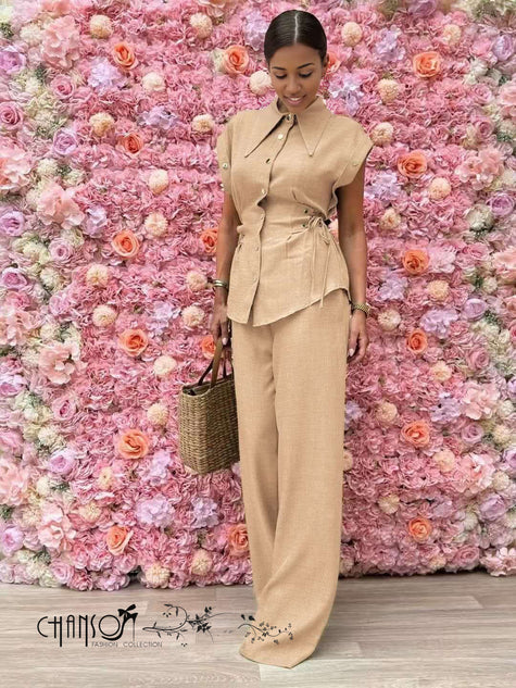 Twin Set Drawstring Waist Relaxed Fit