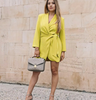Wrap Dress  Long Sleeve Bow Tie Mini