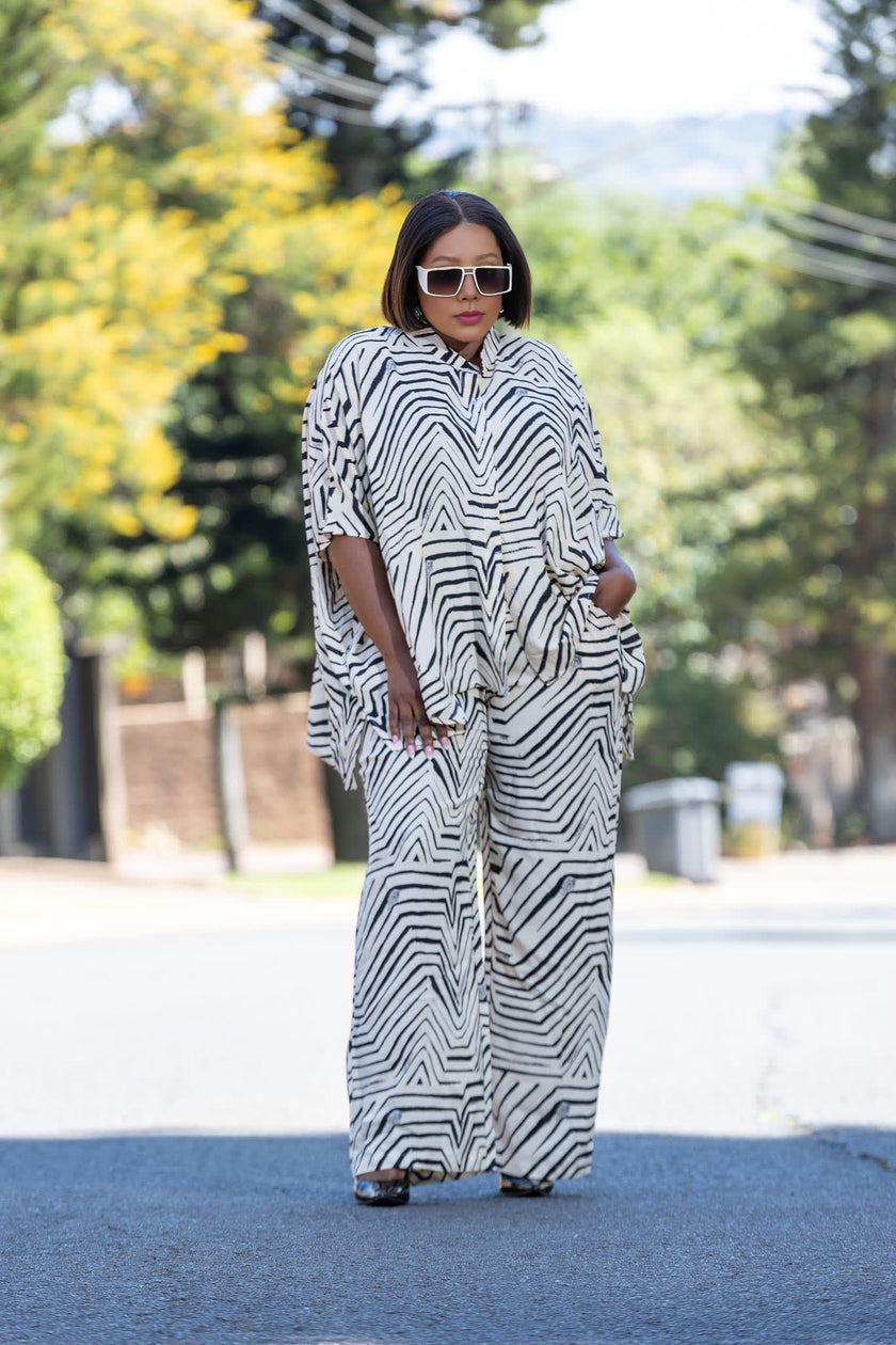 Loose Casual Geometric Pattern Set