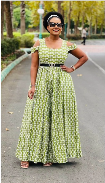 FashionPrice Jumpsuit - Wide Leg Geometric Print