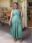 Sleeveless Fitted Midi Dress
