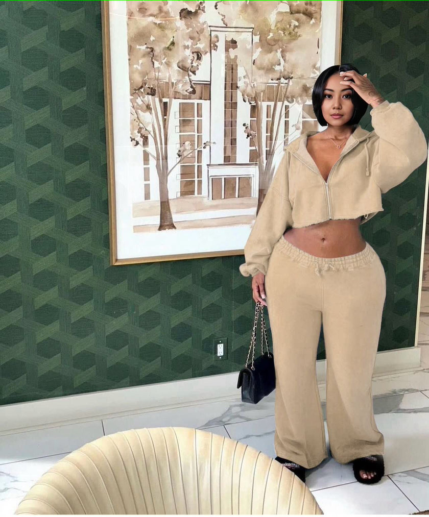 Twin Set Women's Loose Hoodie Jogger Chic Casual