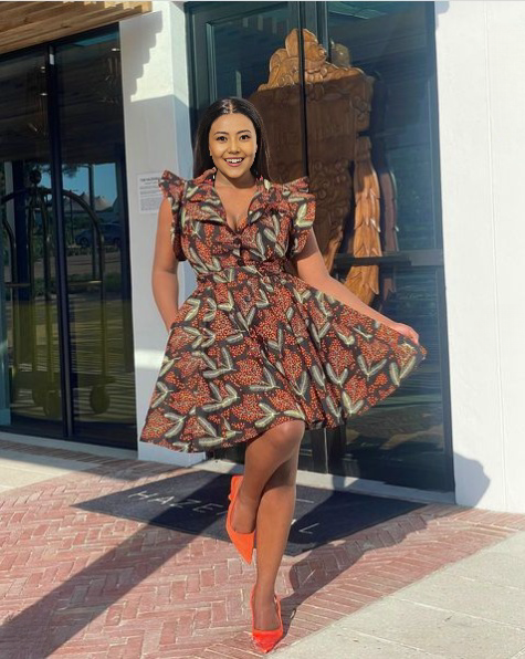 Geometric Patterned Maxi Dress