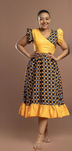 Flared Skirt Traditional Attire