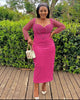 Chic Sheath Dress with Sequin Embellishments