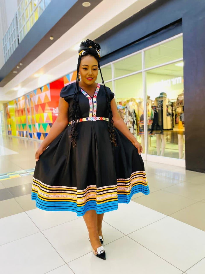 Dress Traditional Ankle-Length Chic Casual Outfit