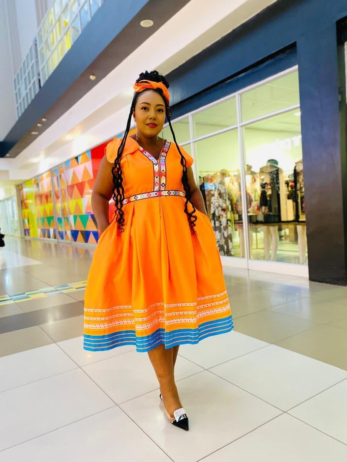 Dress Traditional Ankle-Length Chic Casual Outfit