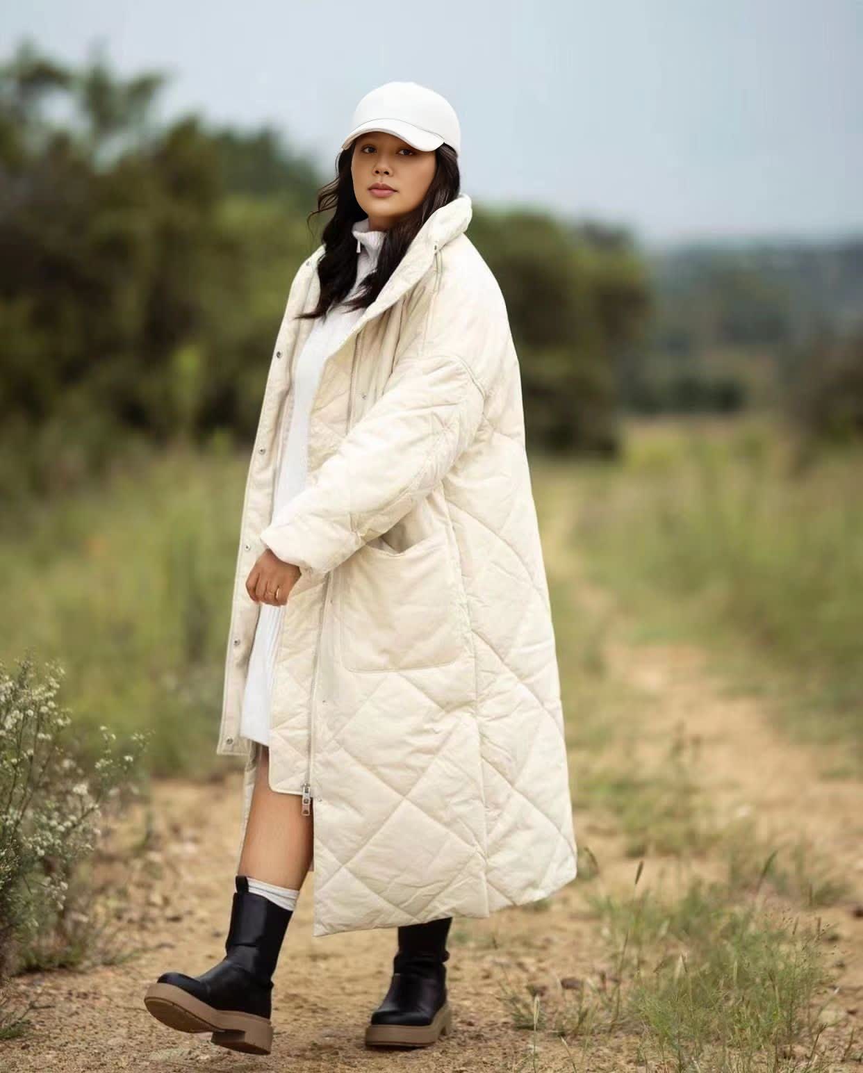 Long Quilted Coat – Autumn Winter Ready