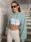 Hoodie Women's Off-Shoulder Drawstring Casual Chic